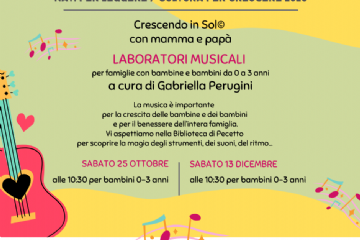 Crescendo in Sol: laboratori per famiglie con bimbi 0-3 anni