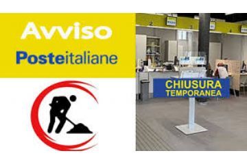 Chiusura temporanea  ufficio postale Pecetto per realizzazione progetto Polis