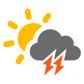 Nubosidad variable con tormentas